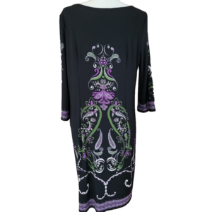 Signature London Style Black Sheath Dress Size XL EUC